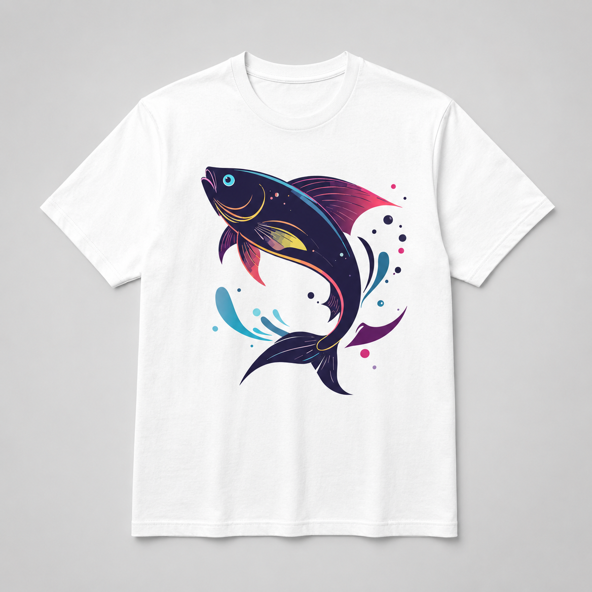 Animals - Neon Synthwave Fish