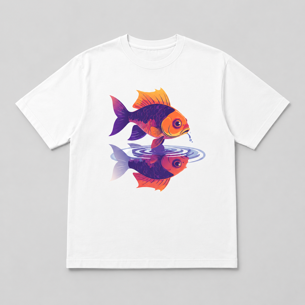 Animals - Vibrant Koi Reflection