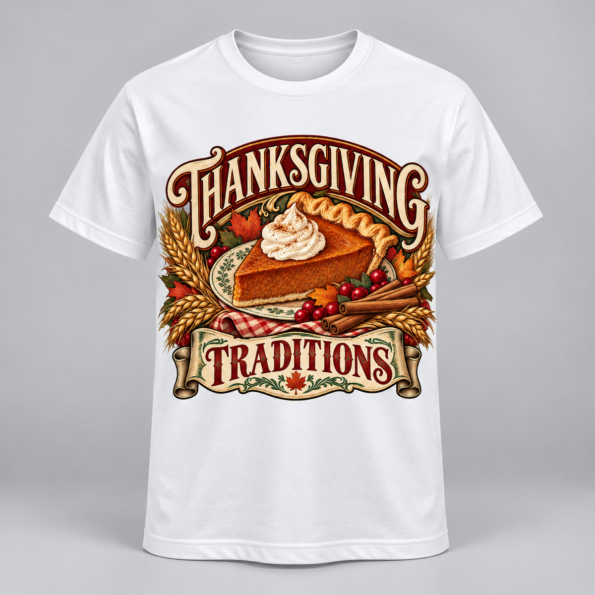 Thanksgiving - Thanksgiving Traditions Pumpkin Pie