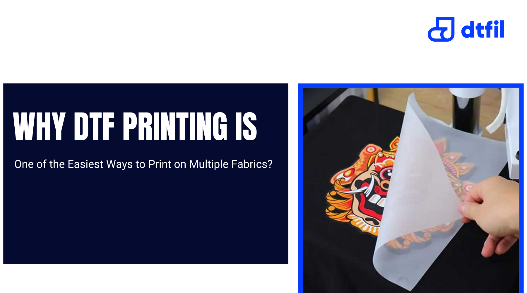 Why DTF Printing is One of the Easiest Ways to Print on Multiple Fabrics