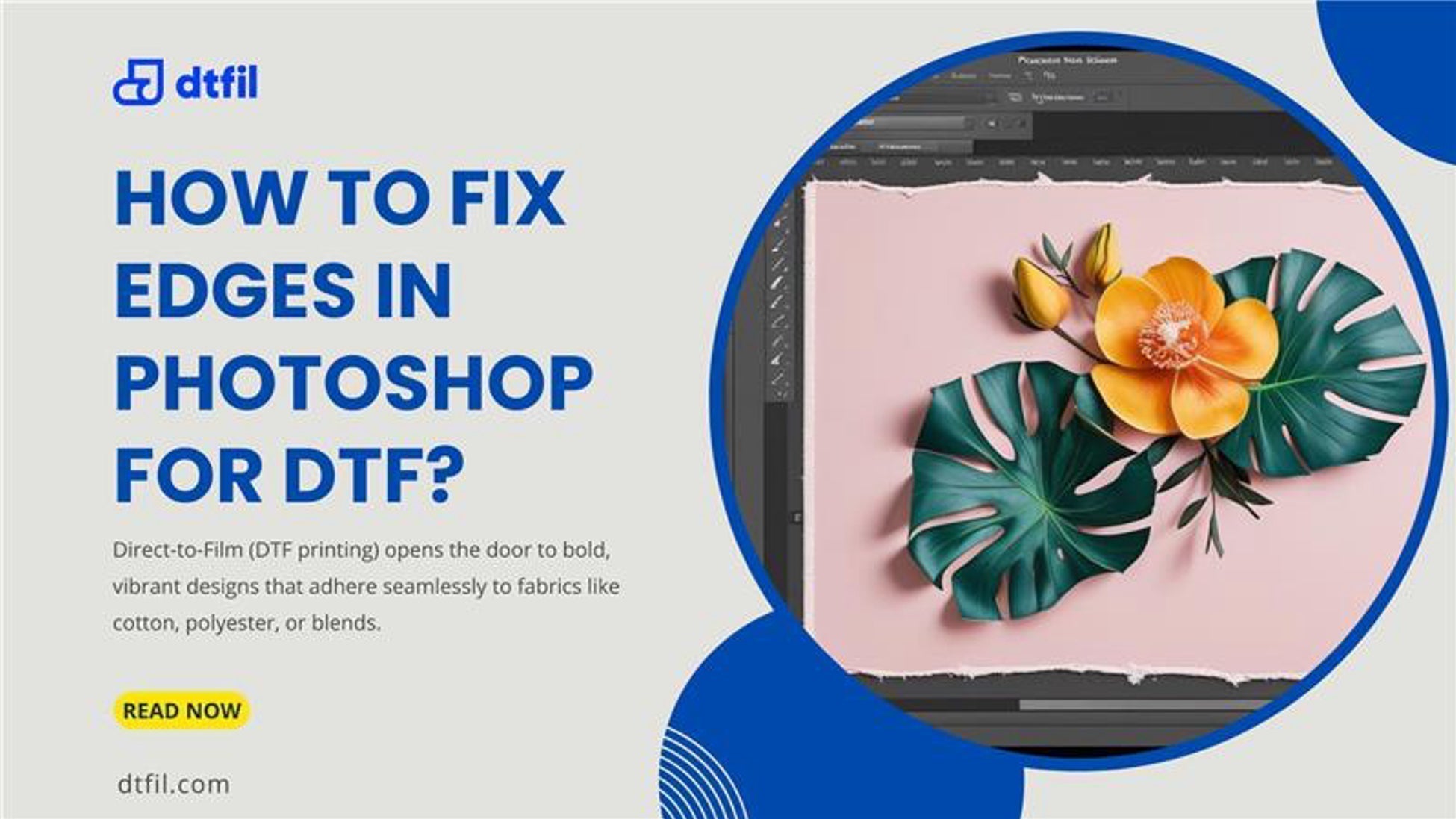 How to Fix Edges in Photoshop for DTF?