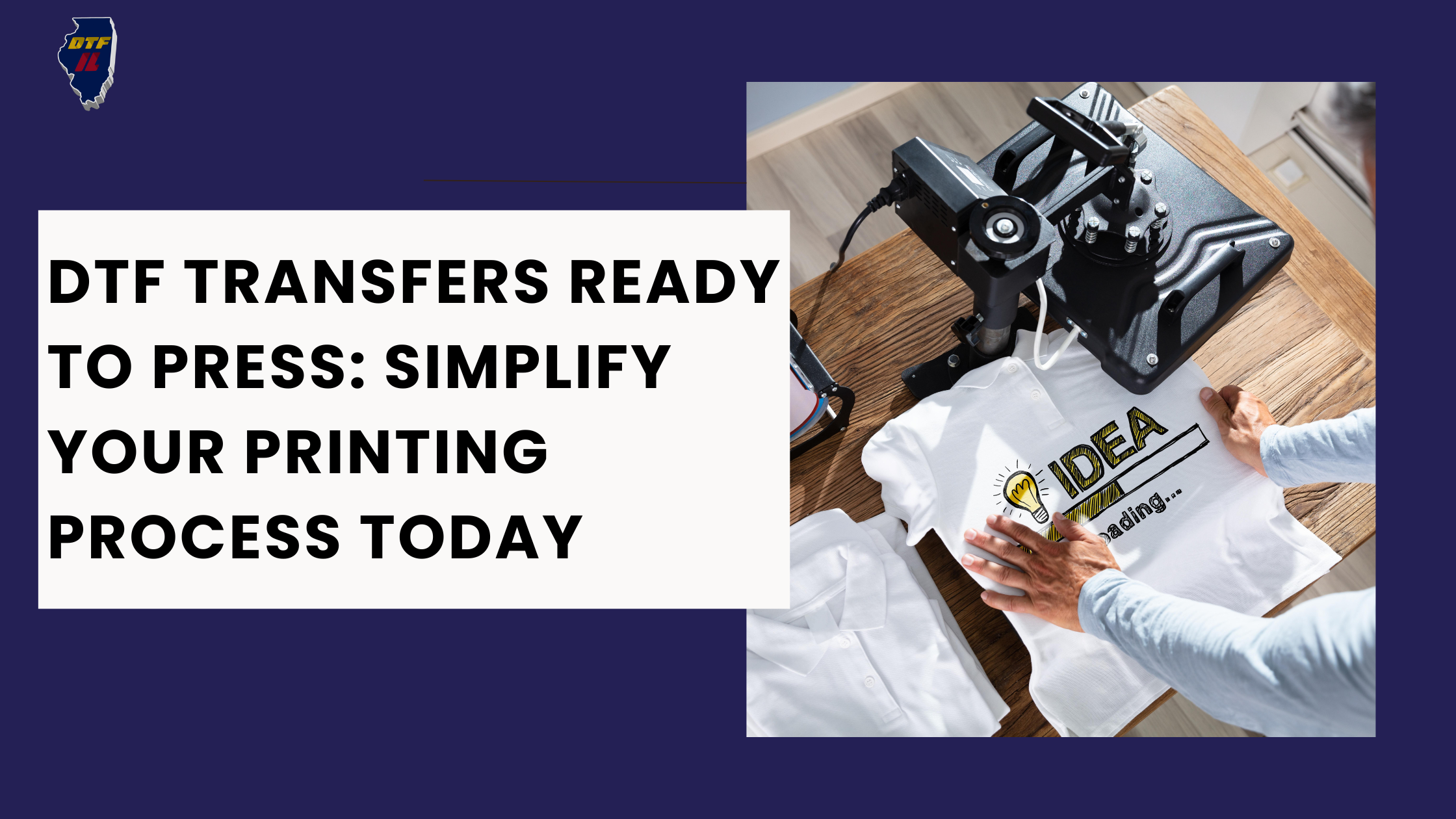 DTF Transfers Ready to Press | Easy, Fast & High-Quality Printing