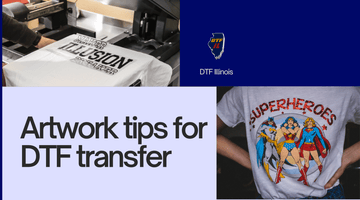 Artwork tips for DTF transfer