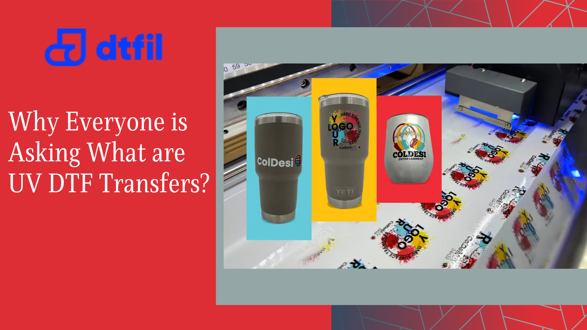 Why Everyone is Asking What are UV DTF Transfers?