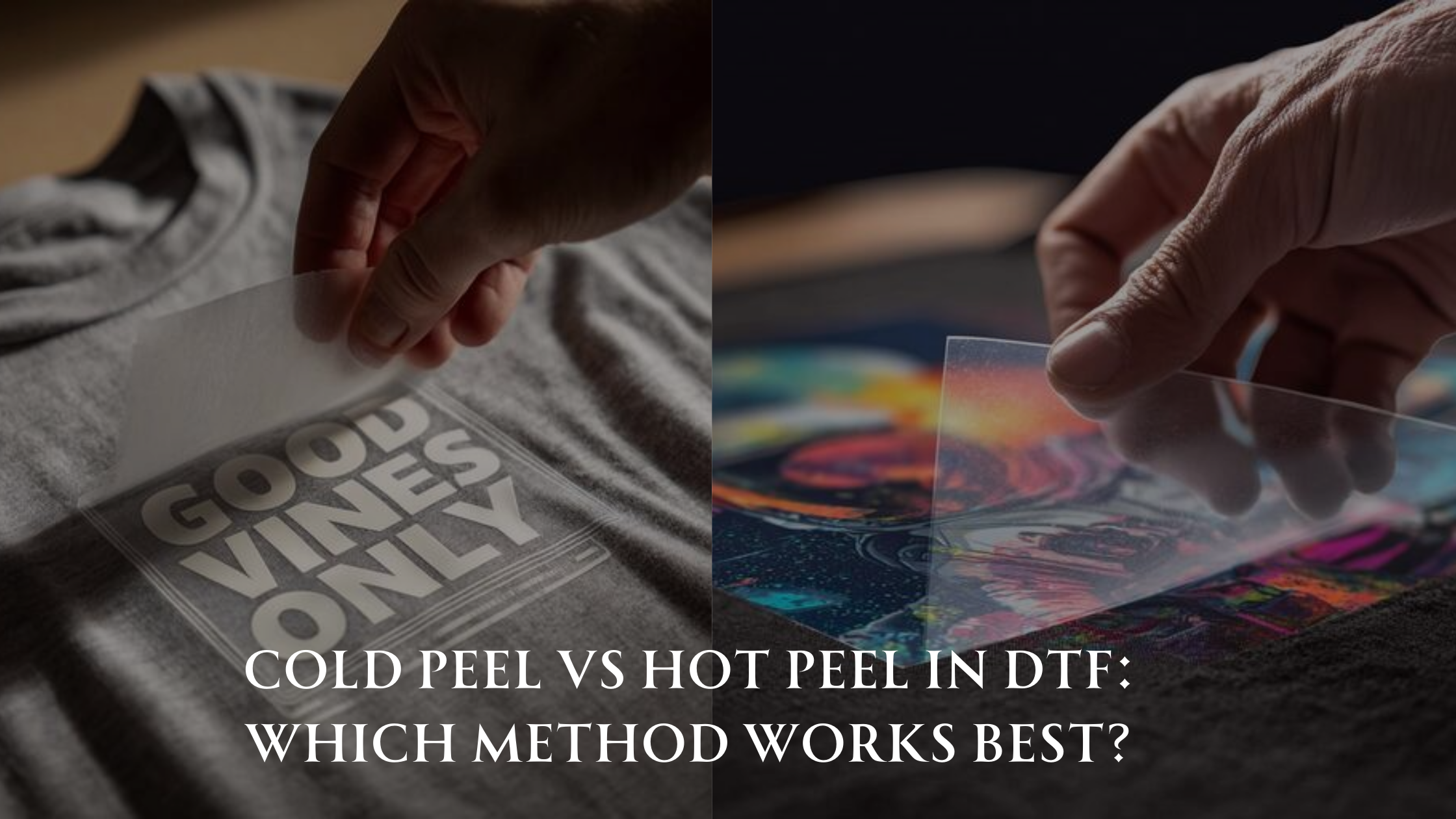 Cold Peel vs Hot Peel in DTF: Which Method Works Best?