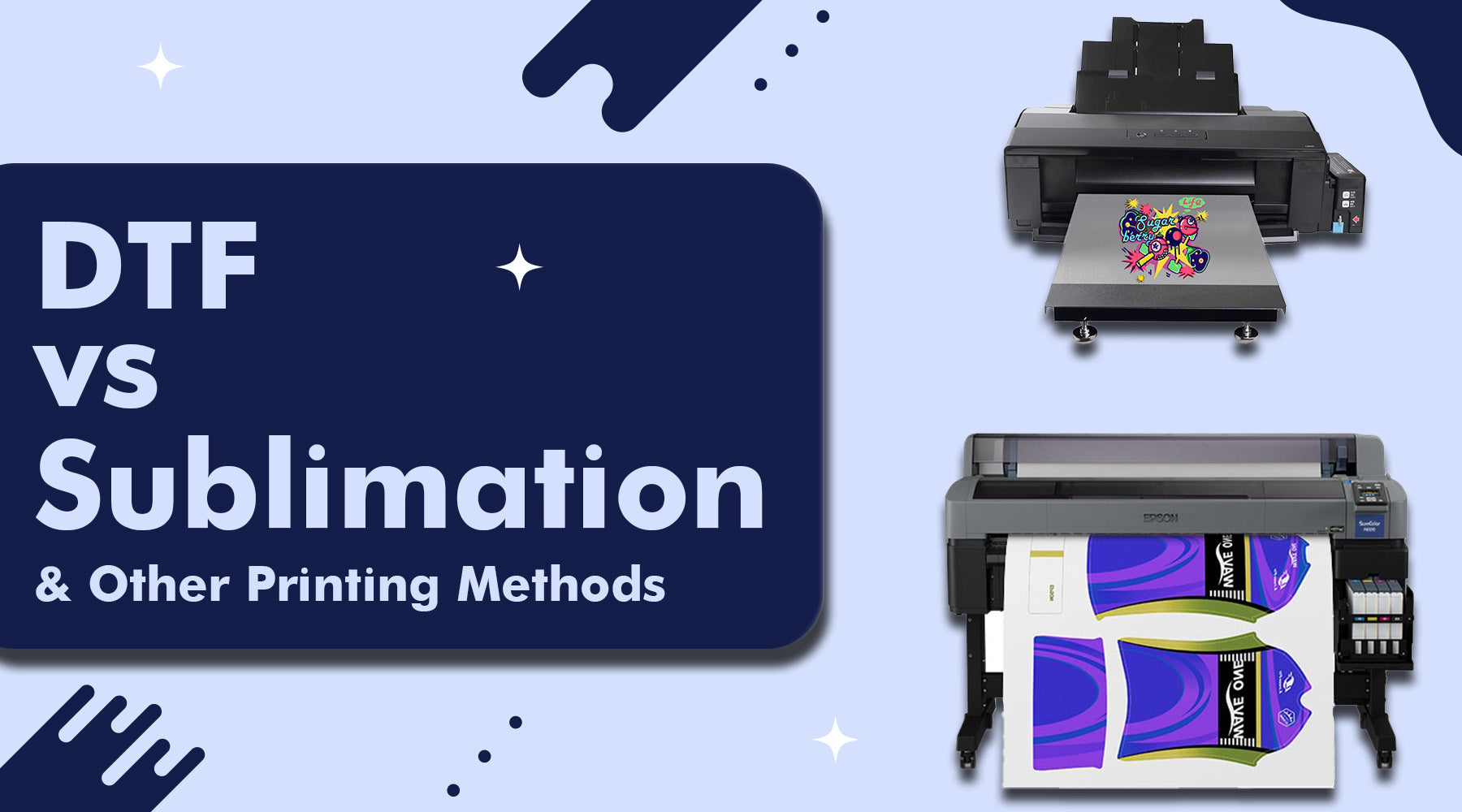 DTF vs Sublimation & Other Printing Methods