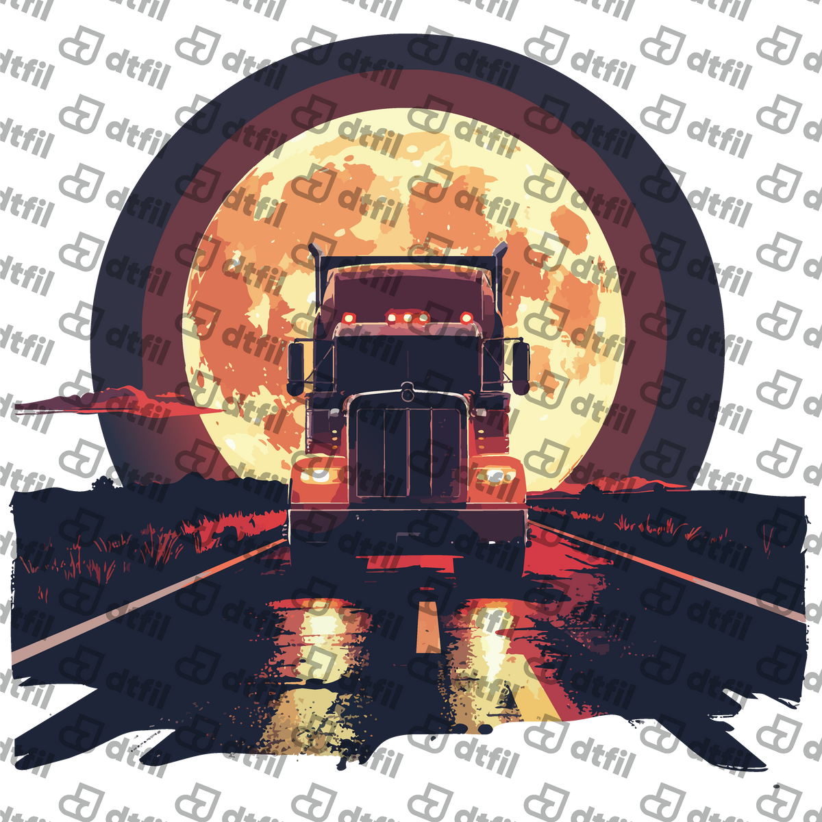 Occupation - Moonlit Highway Big Rig