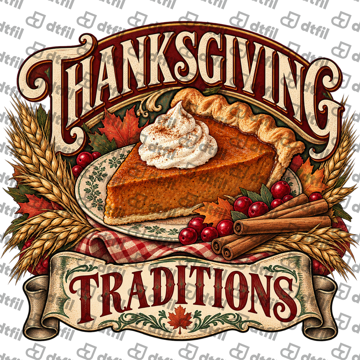Thanksgiving - Thanksgiving Traditions Pumpkin Pie