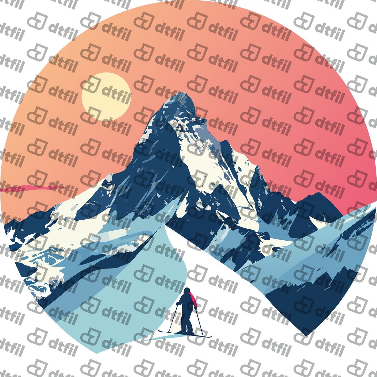 Winter Olympics - Majestic Alpine Skier