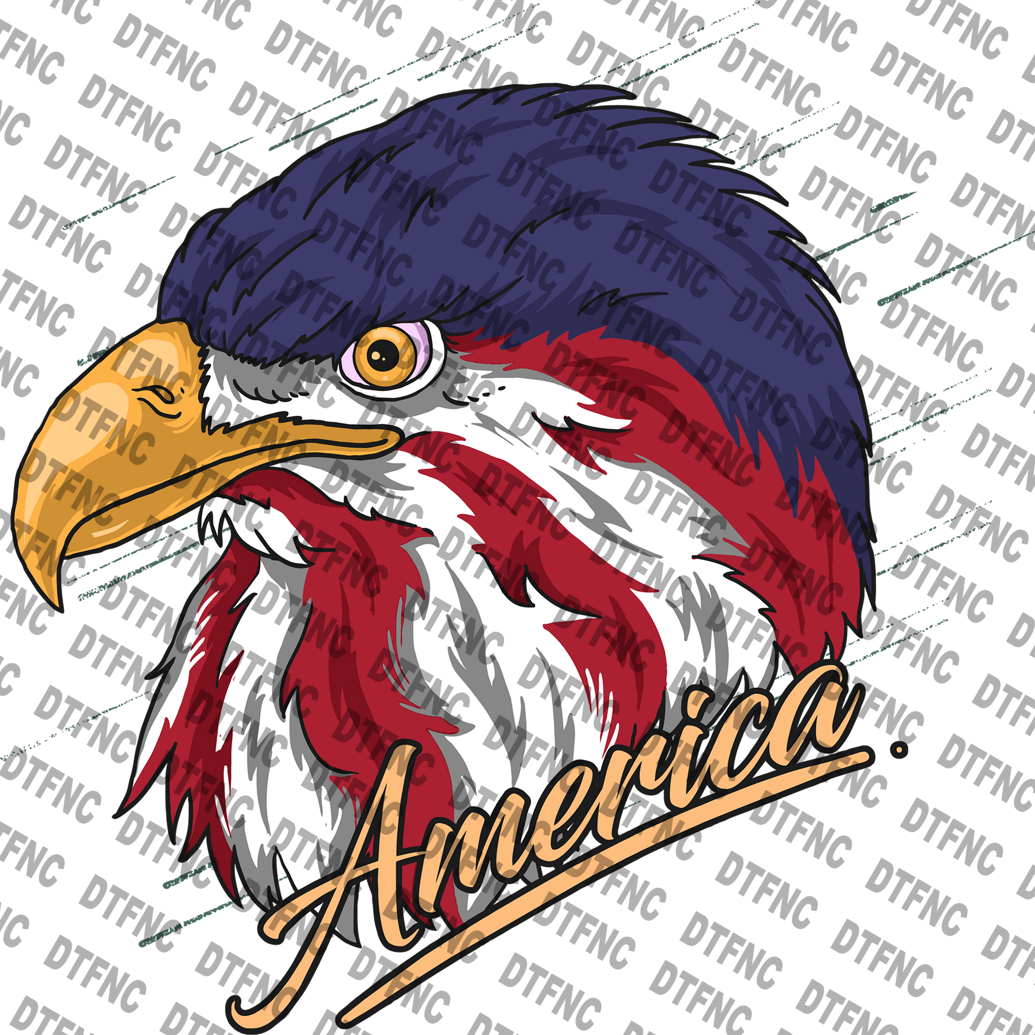 4th of July - Patriotic Bald Eagle
