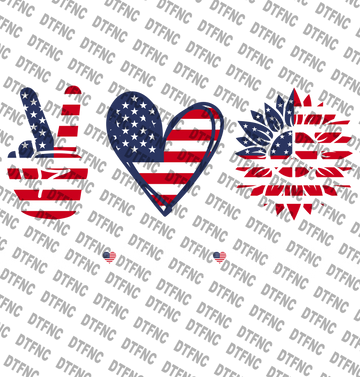 4th of July - Peace & Heart