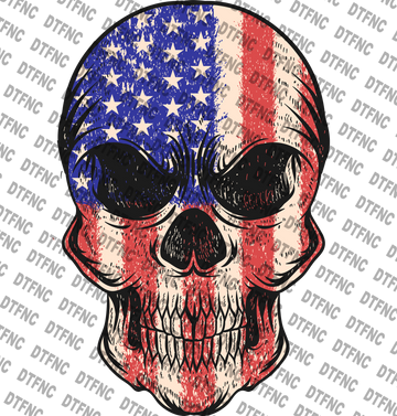 4th of July - Patriot Skull