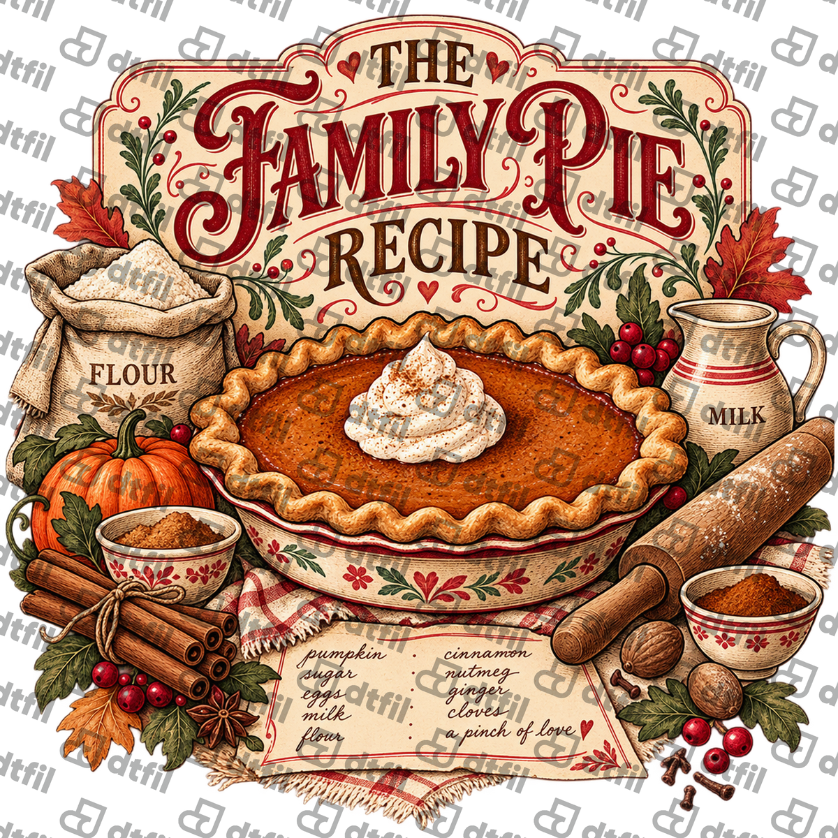 Thanksgiving - The Family Pie Recipe