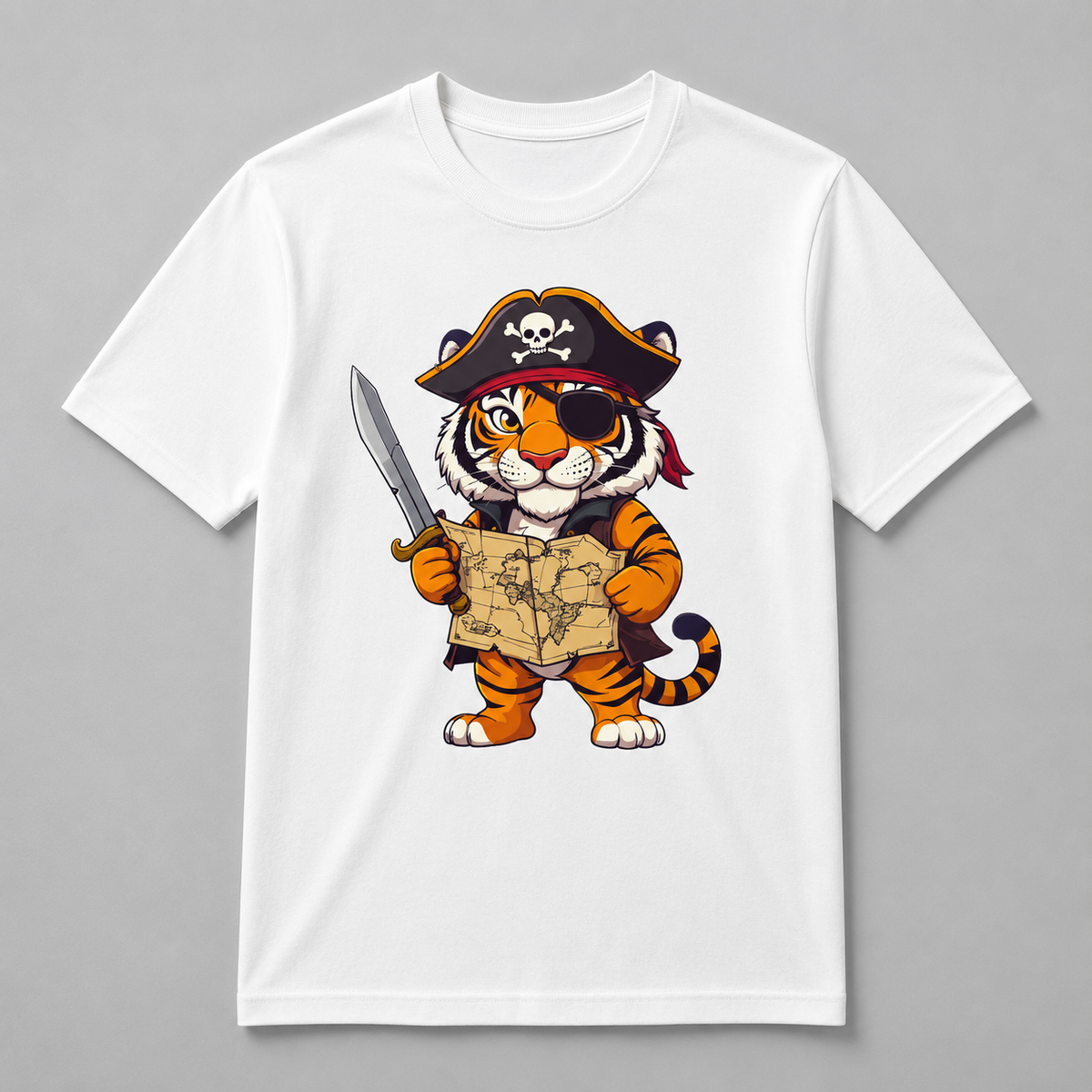 Animals - Treasure Map Pirate Tiger