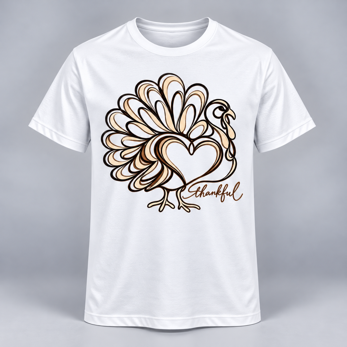 Thanksgiving - Grateful Turkey Elegance