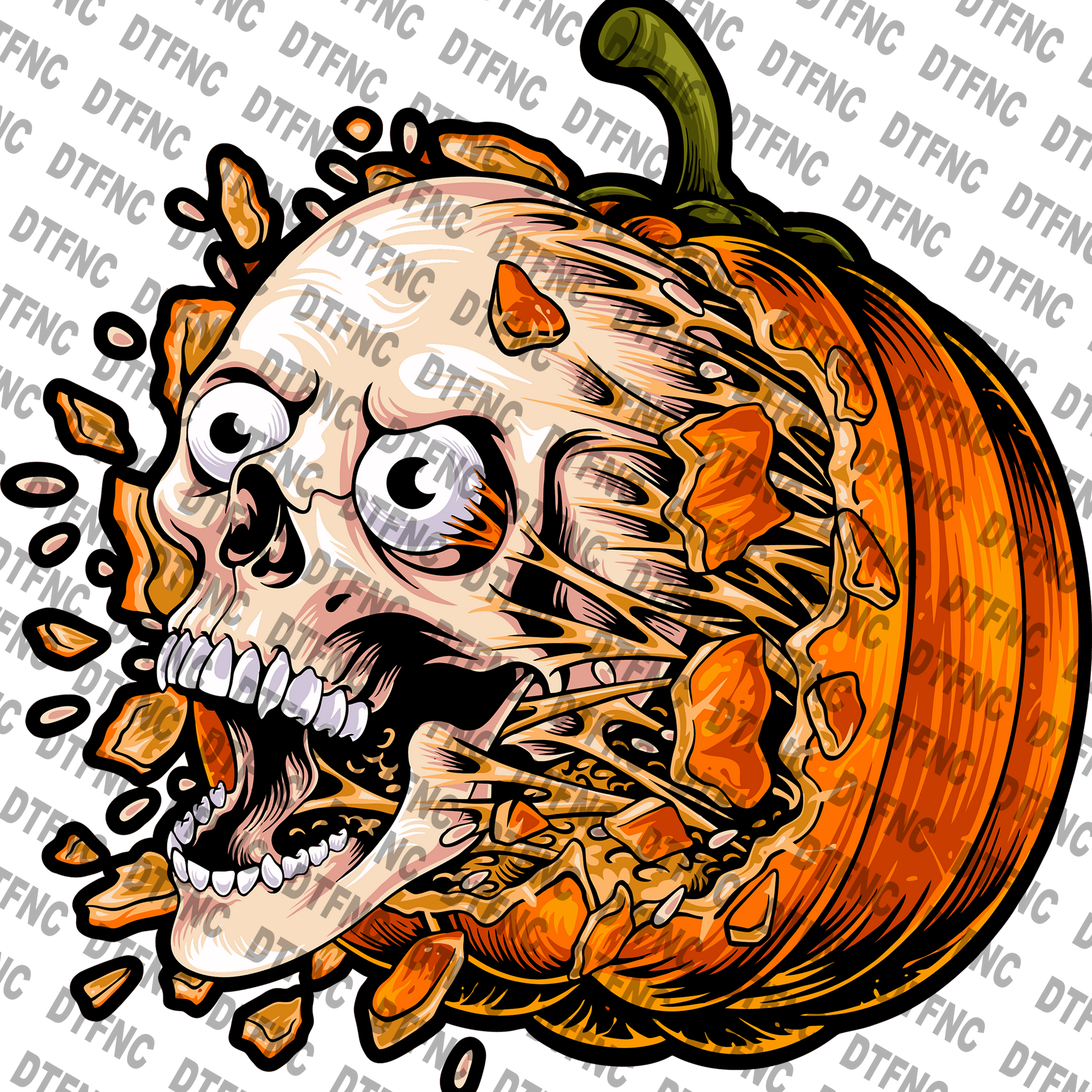 Halloween - Pumpkin Skull