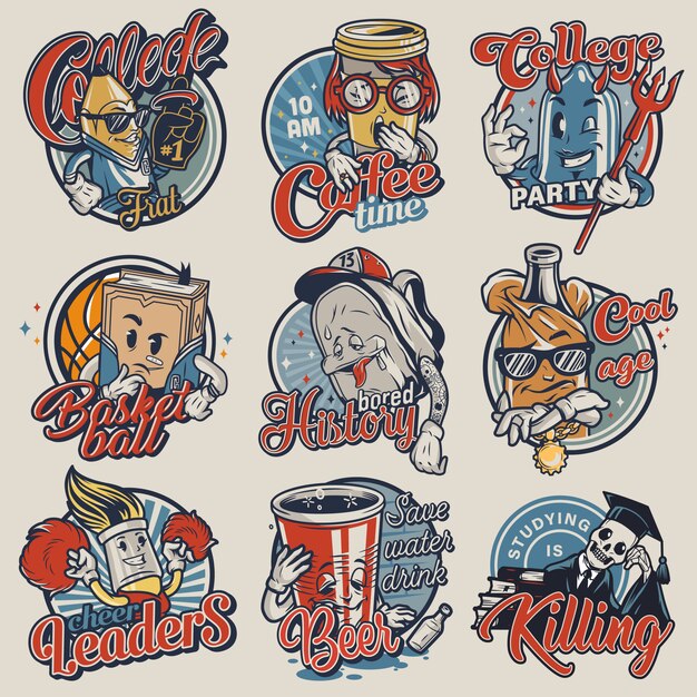vintage-college-emblems